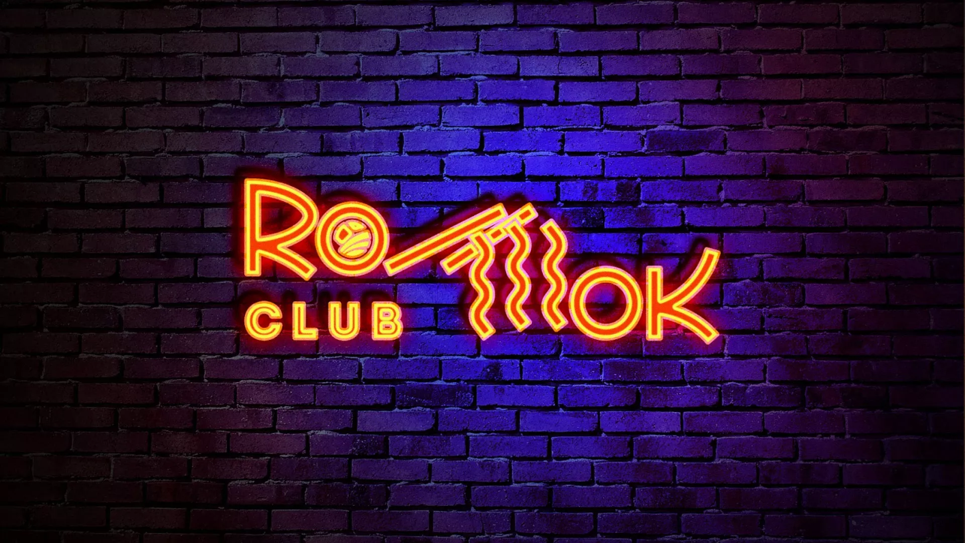 Разработка интерьерной вывески суши-бара «Roll Wok Club» в Палласовке